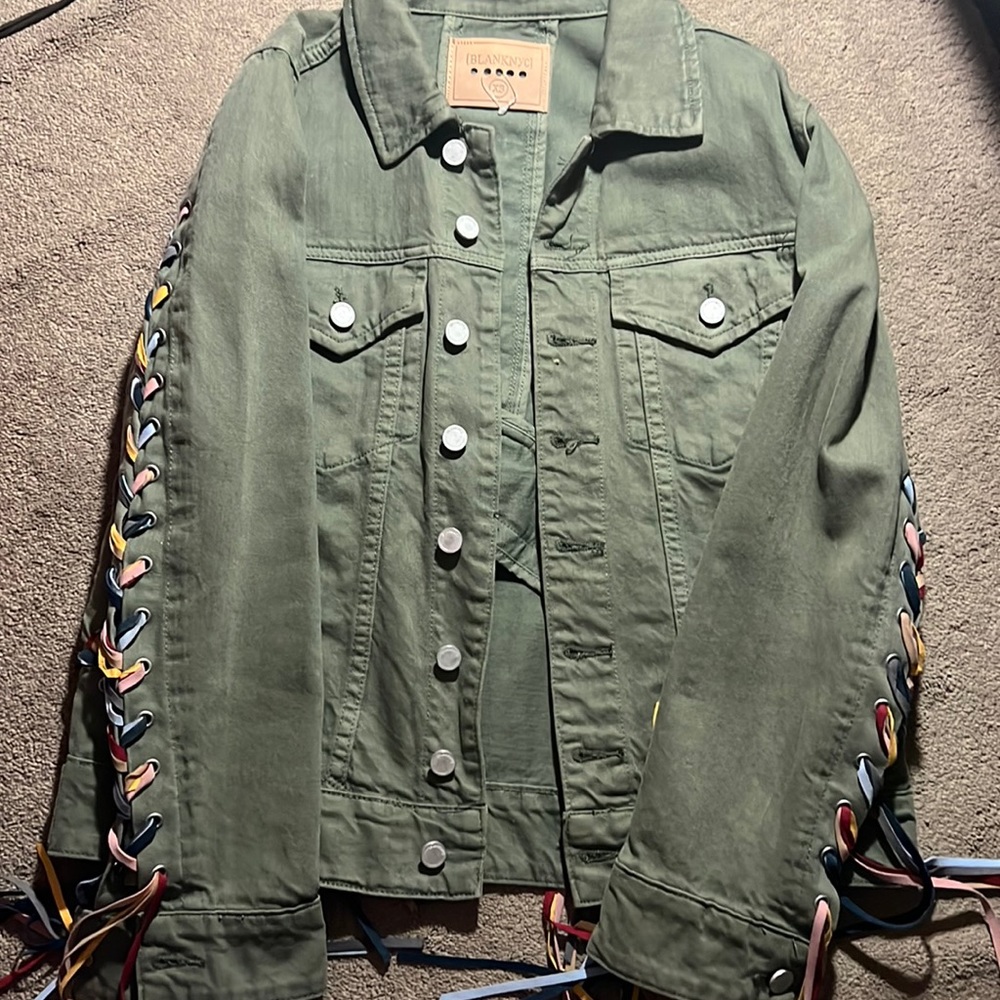 BLANK NYC XS FRINGE JACKET